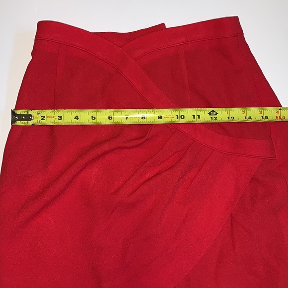Anthropologie Leifsdottir Red Petal Skirt - Women’s Size 4 - Picture 5 of 6